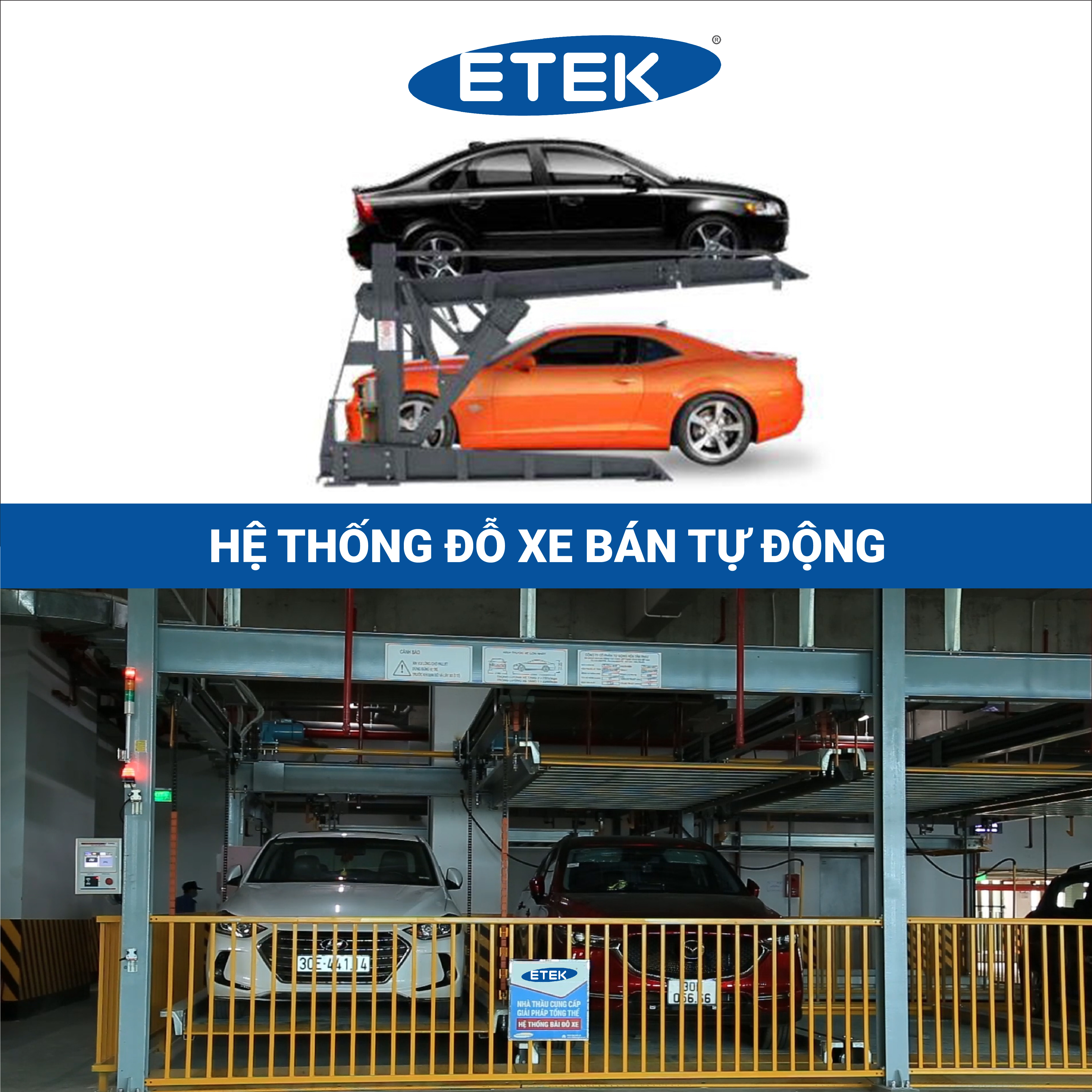 bãi đỗ xe bán tự động