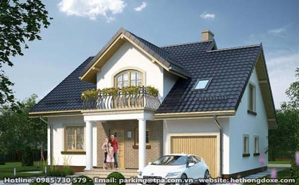 Vị trí gara để xe phù hợp