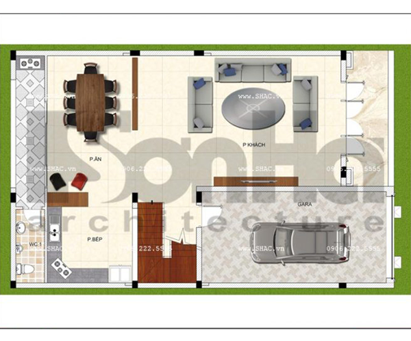 Ví trị thiết kế gara phù hợp